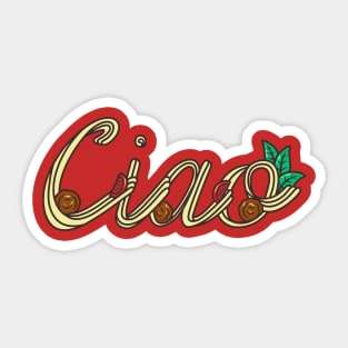 Ciao Sticker